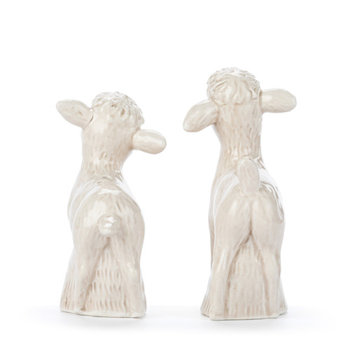 Nativity Lambs Salt and Pepper Shakers - Set of 2 slide 