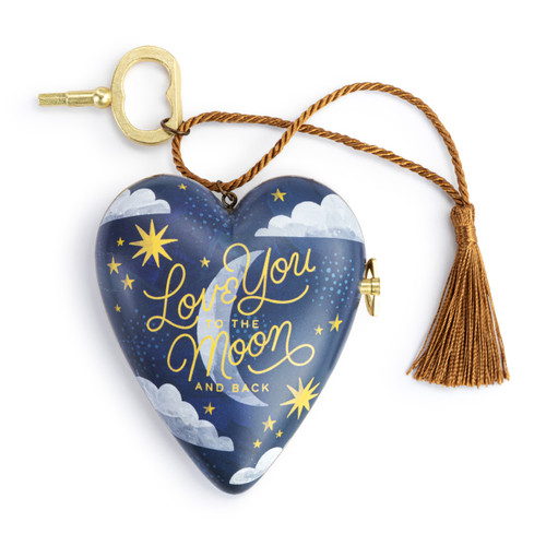 To The Moon Musical Art Heart slide 