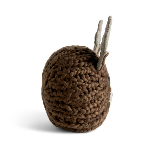 Reindeer Head Pouf 14" slide 