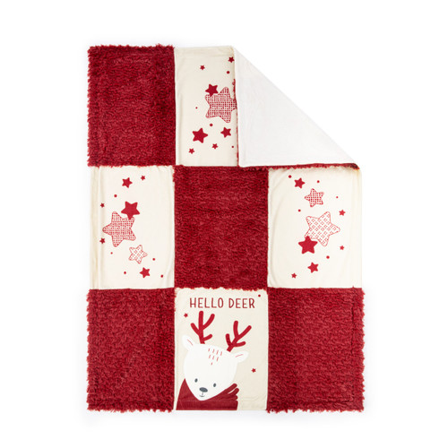 Reindeer Baby Blanket slide 
