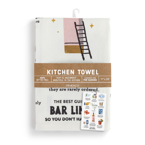 Bar Lingo Cotton Twill Kitchen Towel slide 