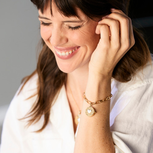 Love you Locket Bracelet - Gold slide