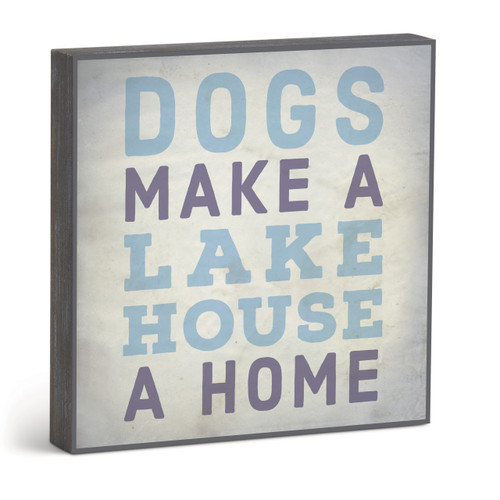 Lake House Wall Art - 10"sq. slide 