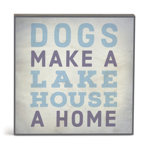 Lake House Wall Art - 10"sq. slide 