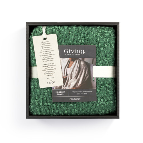 Giving Collection Vibrant Green Giving Shawl With Pockets slide 