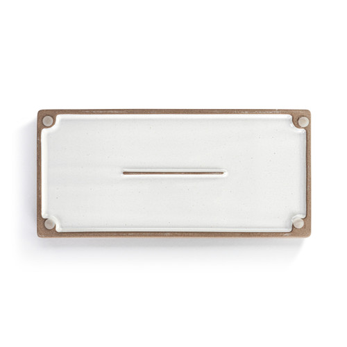 Rectangular Medium Ceramic Candle Tray slide 