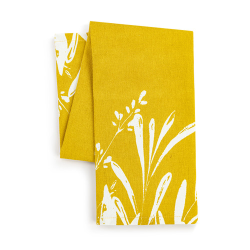 Gold Leaves Kitchen Towel slide 