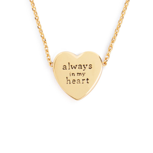 Art Heart Necklace - Always in My Heart slide 
