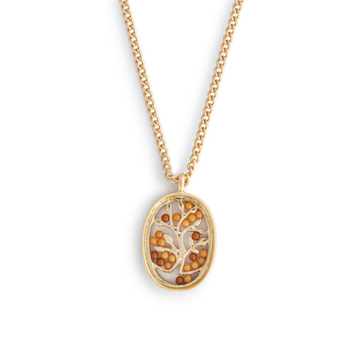 Mustard Seed Necklace - Gold slide 