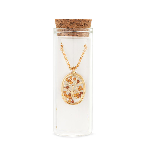 Mustard Seed Necklace - Gold slide 