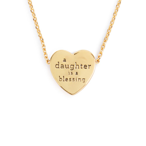 Art Heart Necklace - Daughter slide 