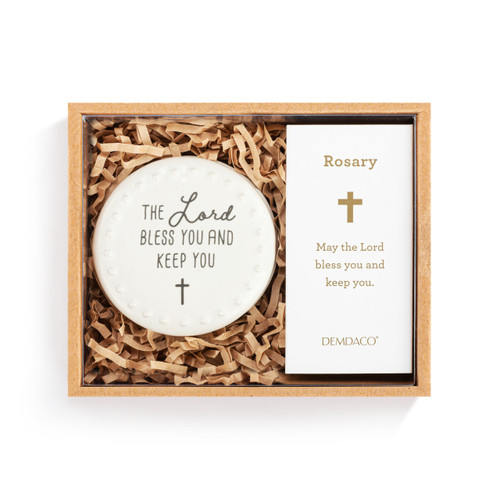 Trinket Box & Rosary - Lord Bless You slide 