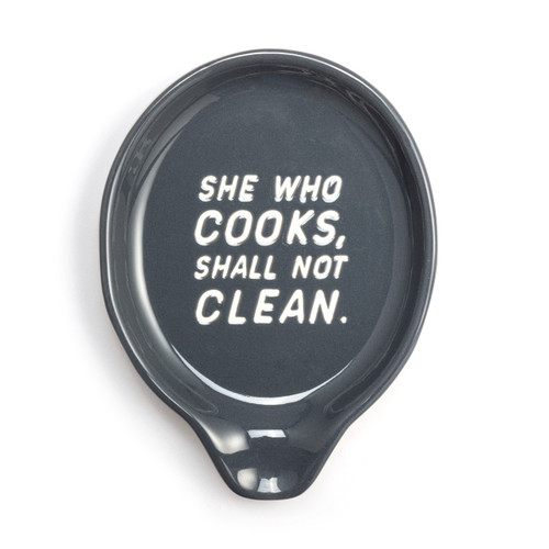 She Who Cooks Spoon Rest slide 