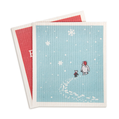 Holiday Biodegradable Dish Cloths Set of 2 - Sweeter Than Hunny slide 