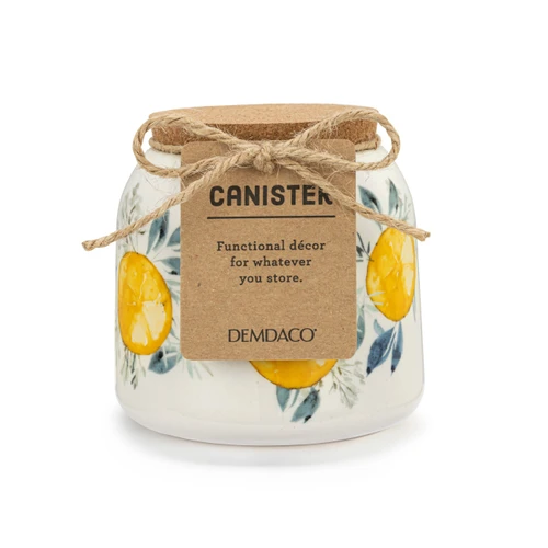 Lemons Small Cork Lid Canister slide 