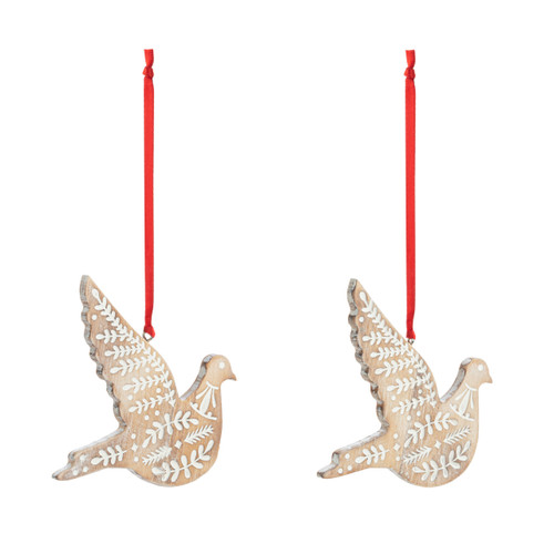 Dove One to Keep, One to Share Ornament Set slide 