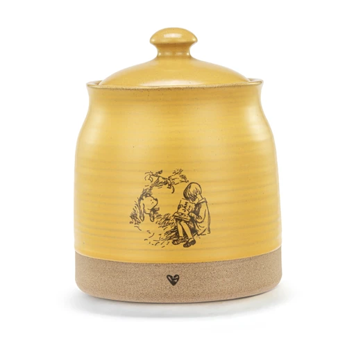 Winnie-the-Pooh Yellow Stoneware Kindness Hunny Pot 4.5" x 5.5" x 5.5" slide 