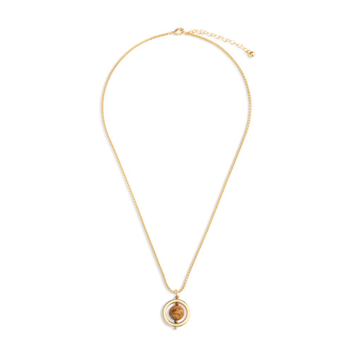 BeCalm Gold Beaded Necklace - 18in slide 