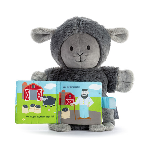 Baa Baa Black Sheep Puppet Book - 3x3in slide 