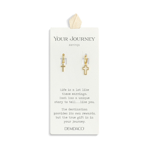 Mismatched Cross Earring Set slide 