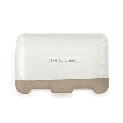 Give It a Rest Double Spoon Rest - 7x5in slide 