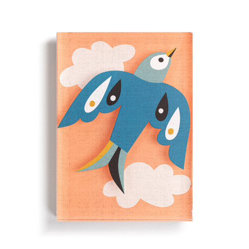 Fly Free Together Tile Acrylic Wall Art - 5x7in slide 