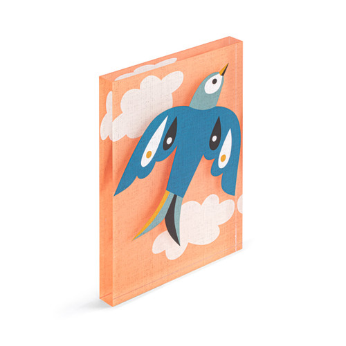 Fly Free Together Tile Acrylic Wall Art - 5x7in slide 