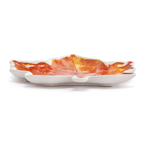 Leaf Shaped Ceramic Plate - 8in slide 