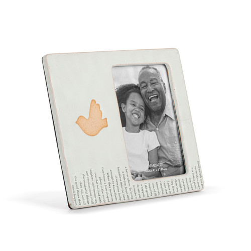 Inspired Remembrance Ceramic Frame - 4x6in slide 