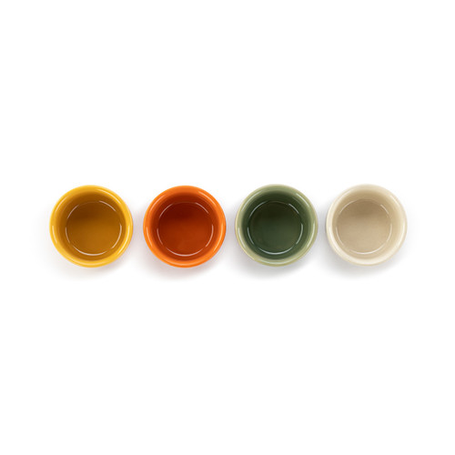 Warm Tones Mini Pinch Bowls 4 Assorted - 2in slide