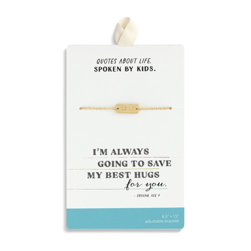 XO Charm Gold Bracelet 6.5in slide 