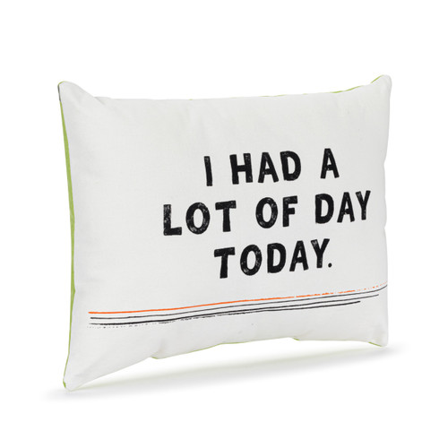 Live From Snack Time Lot of Day Today Green Accent Pillow - 14x10in slide 