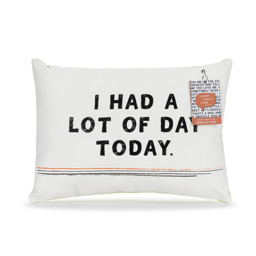 Live From Snack Time Lot of Day Today Green Accent Pillow - 14x10in slide 