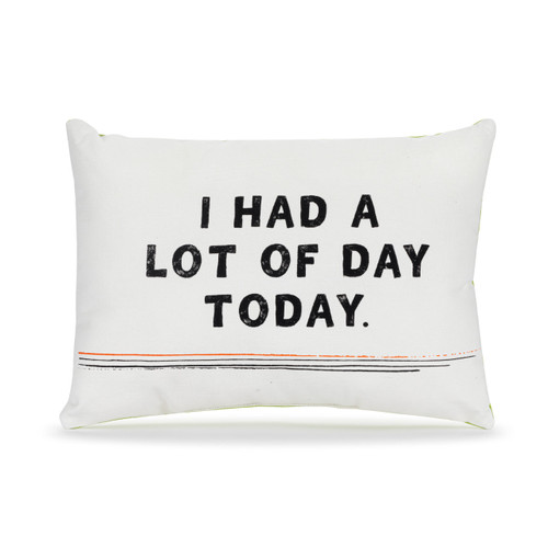 Live From Snack Time Lot of Day Today Green Accent Pillow - 14x10in slide 
