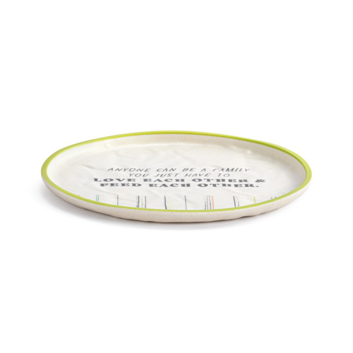 Live From Snack Time Feed Each Other Melamine Plate - 8in slide 