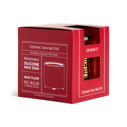 Gold LED Wax Melter with Silicone Dish - 4in slide 