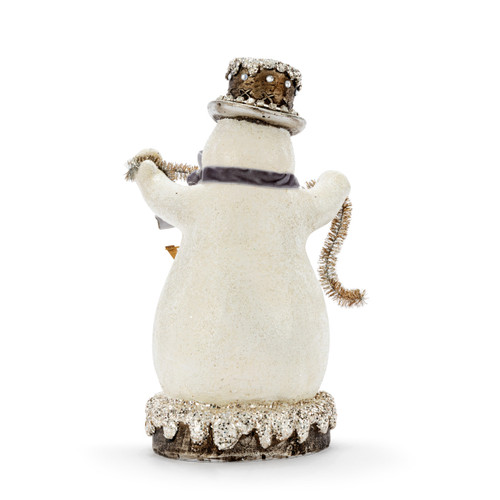 Snowman Joy Sparkle Figure - 4.5x8in slide 