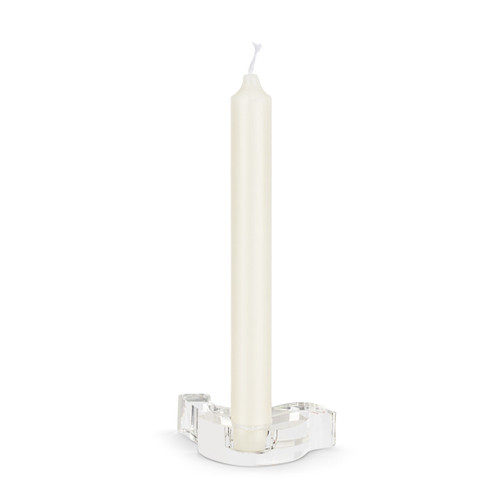 Crystal Bird Taper Candle Holder - 3x1in slide 