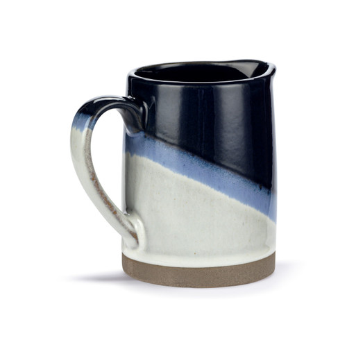 Blue Ombre Mini Ceramic Pitcher - 10oz slide 