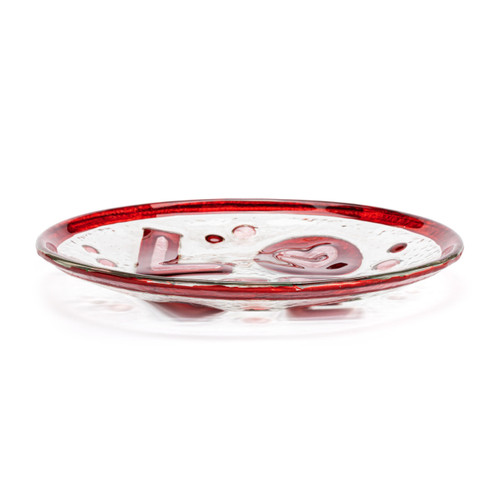 Love Glass Round Plate - 6.5in slide 