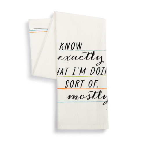 Live From Snack Time I Know What I'm Doing Flour Sack Towel - 17x28in slide 