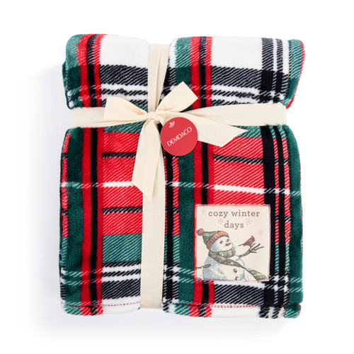 Cozy Winter Days Plaid Throw Blanket - 50x60in slide