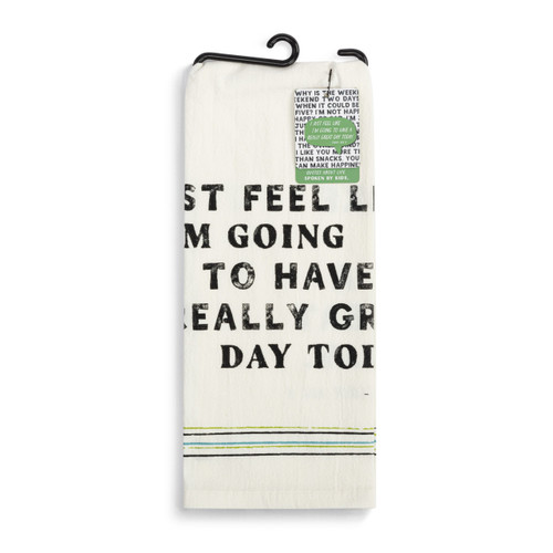 Live From Snack Time Really Great Day Flour Sack Towel - 17x28in slide 