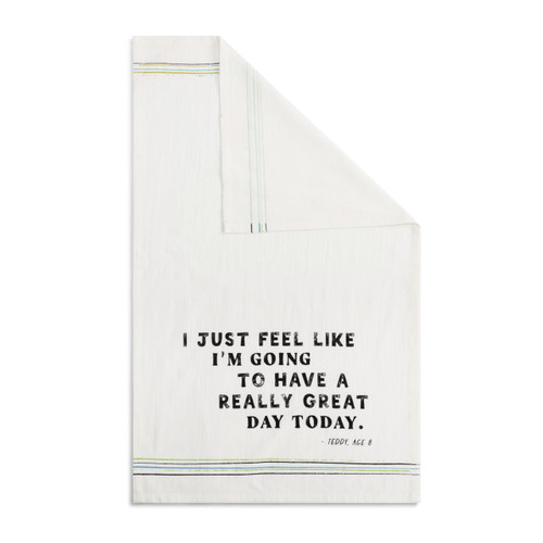 Live From Snack Time Really Great Day Flour Sack Towel - 17x28in slide 