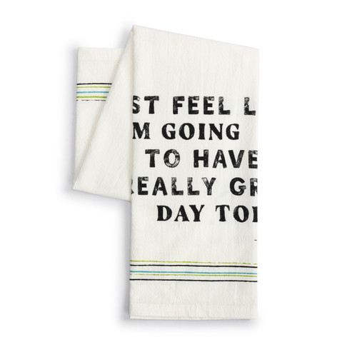 Live From Snack Time Really Great Day Flour Sack Towel - 17x28in slide 