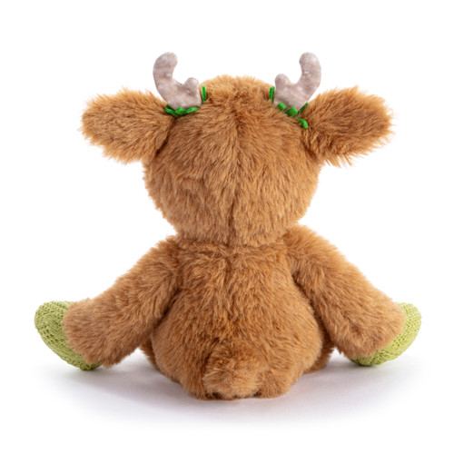 Holiday Oddball Mini Reindeer Plush - 8x6.5in slide 