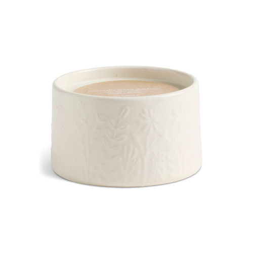 Cream Botanical Citronella Gardenia Candle - 15oz slide 