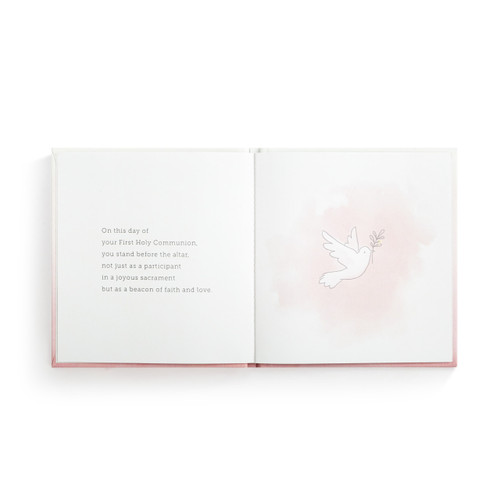Girl First Communion Book and Necklace - 5x5in slide 