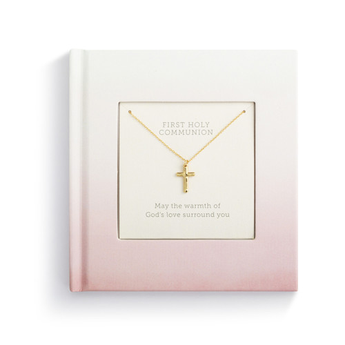 Girl First Communion Book and Necklace - 5x5in slide 