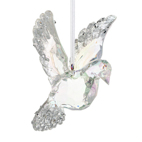 Iridescent Dove Ornament - 3x3in slide 